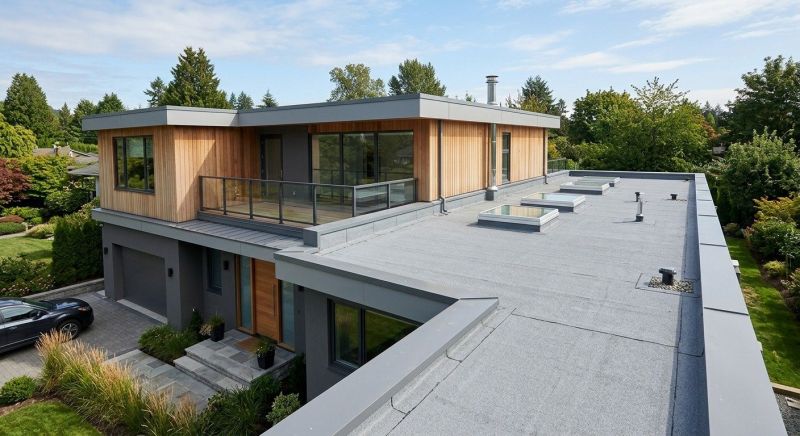 Flat Roof Replacement project example