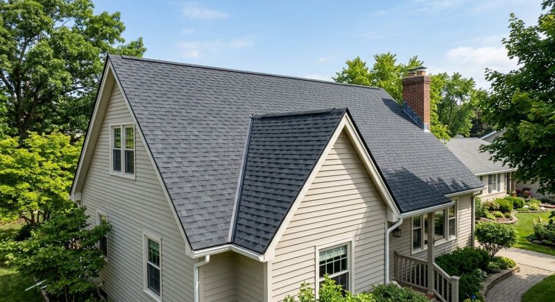 Asphalt Roof Replacement project example